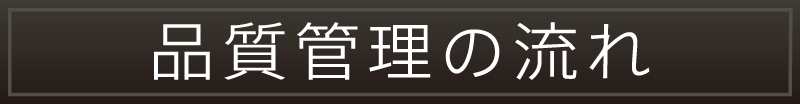 品質管理の流れ